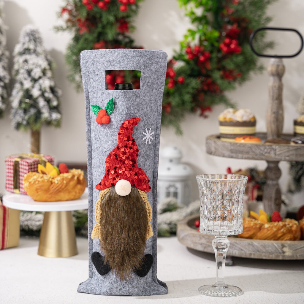 Rudolf Rooiwynbottelsak – Feestelike Kersversiering