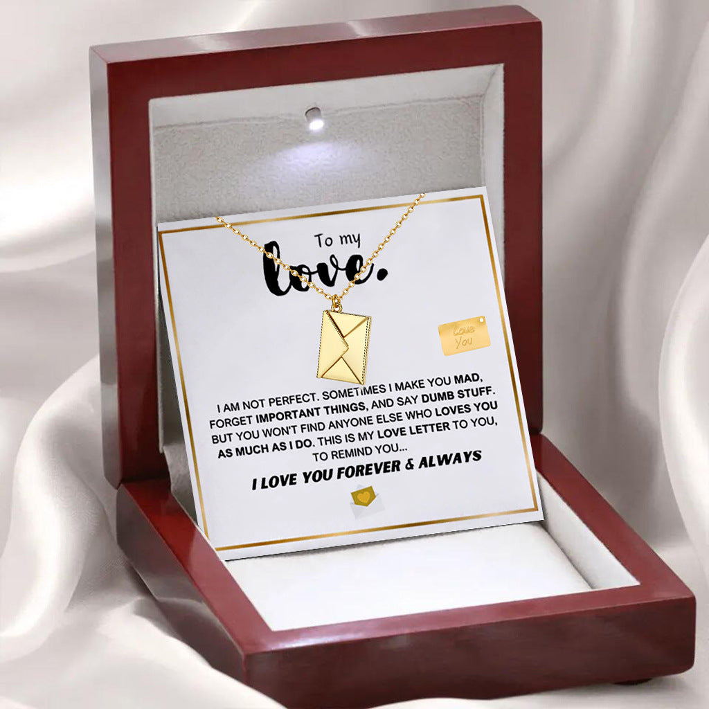 Love Letter Necklace Gift Set