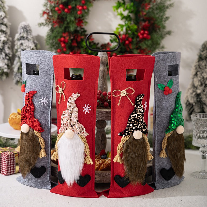 Rudolf Rooiwynbottelsak – Feestelike Kersversiering