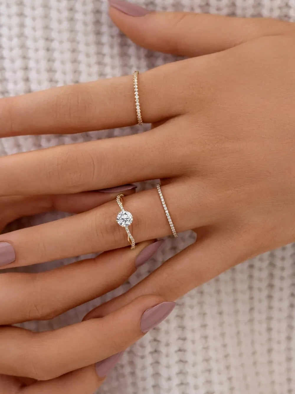 Goue Glans Sirkoonring