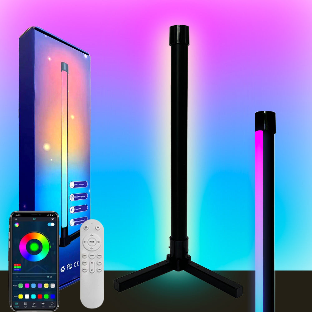 Slim RGB Vloerlamp – Afstandbeheer en App-beheer