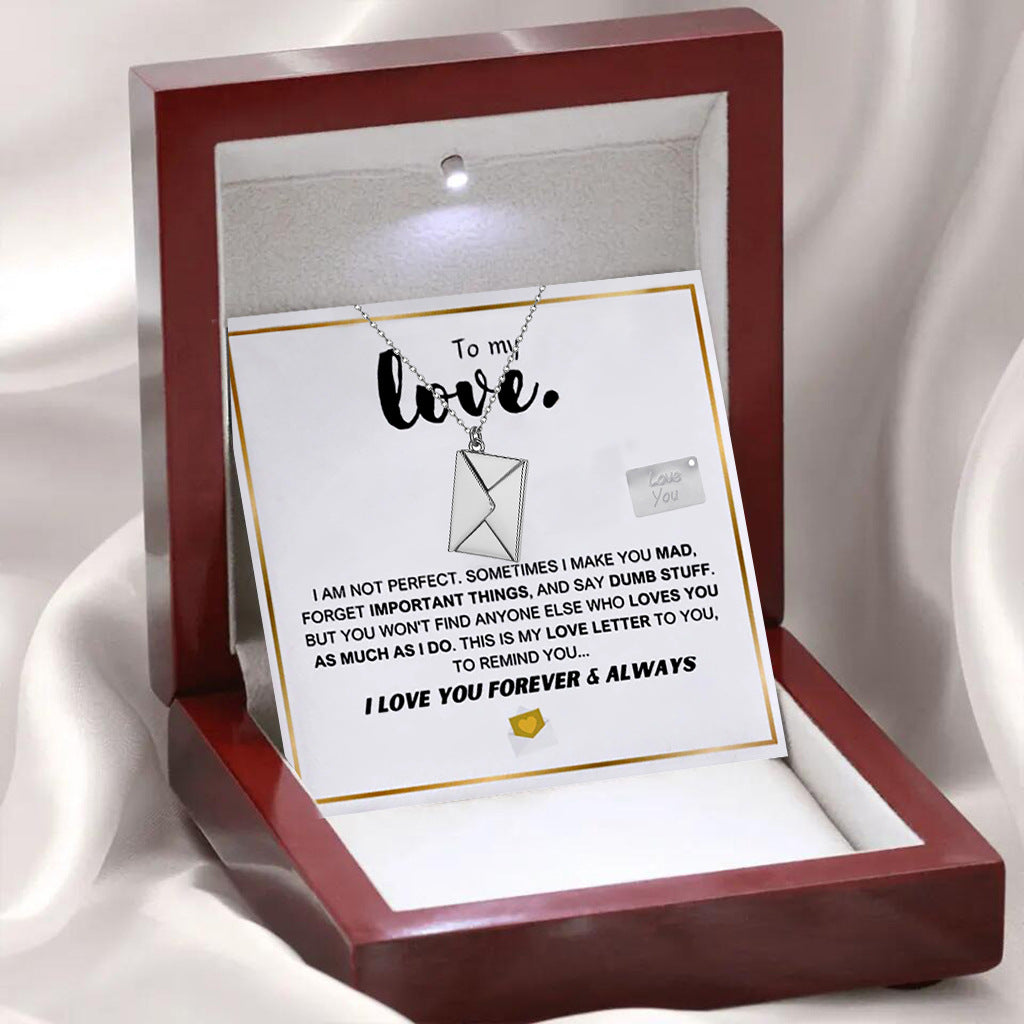 Love Letter Necklace Gift Set