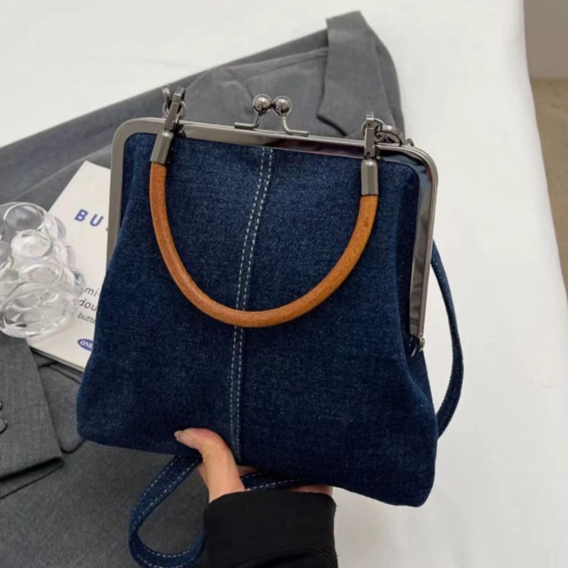 Denim Grace-kruislyfsak